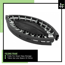 Lade das Bild in den Galerie-Viewer, HomeFit Fitness Rebounder Trampolin - Faltendes Design mit Tragetasche