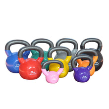 Lade das Bild in den Galerie-Viewer, Kettlebell - BodyMax Vinylbeschichtet aus Gusseisen - 4 kg - Pink