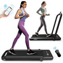 Lade das Bild in den Galerie-Viewer, Jobo - 2.3HP Fold Flat Treadmill for Home with LED Screen