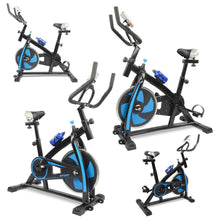 Lade das Bild in den Galerie-Viewer, Stationary Exercise Bike Fitness Cycling Bicycle Cardio Home Sport Gym Training Blue
