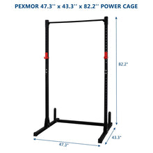 Lade das Bild in den Galerie-Viewer, High Pull-Up Horizontal Bar With Barbell Rack Fitness Rack Black