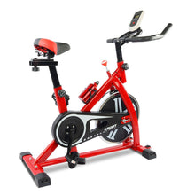 Lade das Bild in den Galerie-Viewer, Stationary Exercise Bike Fitness Cycling Bicycle Cardio Home Sport Gym Training Red