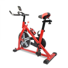 Lade das Bild in den Galerie-Viewer, Stationary Exercise Bike Fitness Cycling Bicycle Cardio Home Sport Gym Training Red
