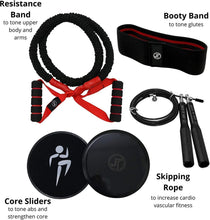 Lade das Bild in den Galerie-Viewer, JT Fitness Booty Band Belt,Resistance Band for Legs & Glutes Fitness Band Black