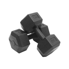 Lade das Bild in den Galerie-Viewer, Hexagonal Dumbbells - 7.5Kg - Pair - Black