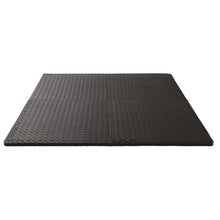 Lade das Bild in den Galerie-Viewer, 24pcs Eva Environmental Protection Mat Fitness Mat, Leaf Pattern Black