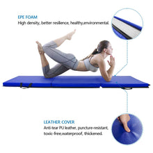 Lade das Bild in den Galerie-Viewer, 3-Fold Portable Gymnastics and Exercise Mat - 180cm