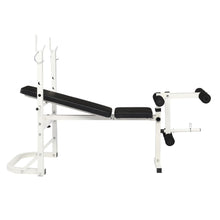 Lade das Bild in den Galerie-Viewer, Iron Adjustable Weightlifting Bed White