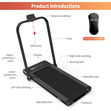 Lade das Bild in den Galerie-Viewer, Jobo - 2.3HP Fold Flat Treadmill for Home with LED Screen