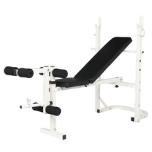 Lade das Bild in den Galerie-Viewer, Iron Adjustable Weightlifting Bed White