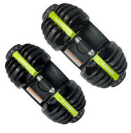 HomeFit 2.5-24Kg Adjustable Dumbbells - Pair