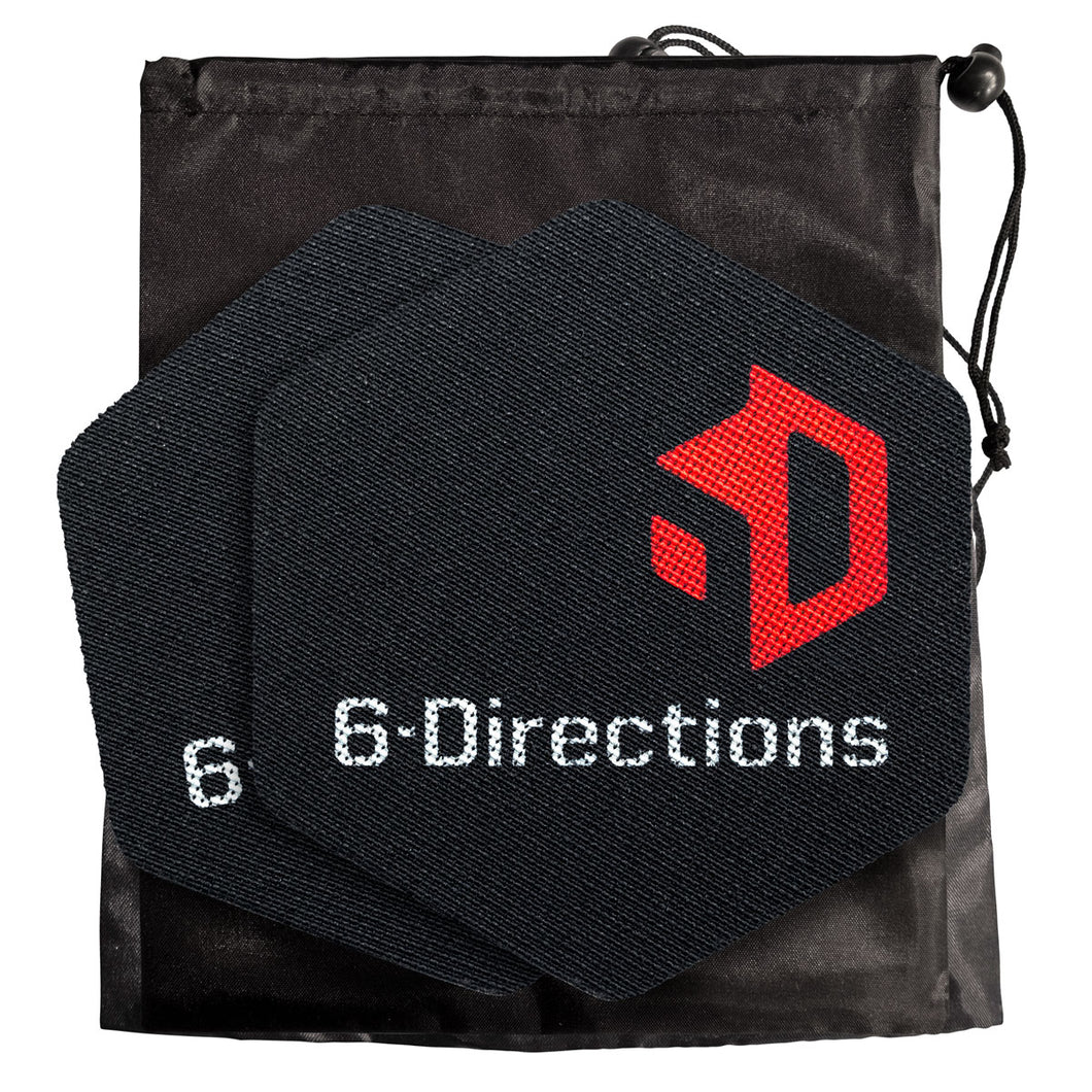 6D™ SLIDING by 6-Directions - 2x Fitness Sliding Mat Discs with Online Training Pass and Carry Bag