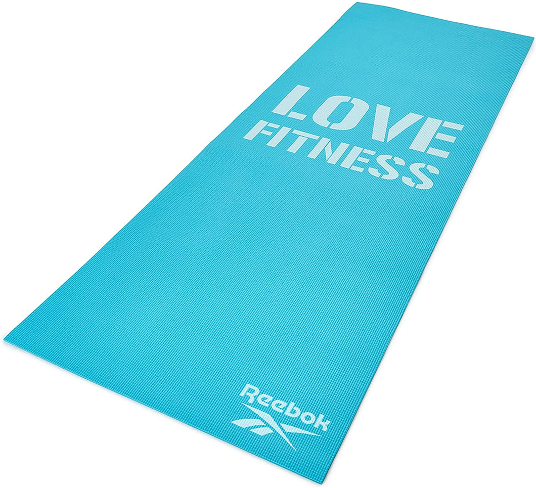 Reebok Fitness Mat - Love Fitness - Blue