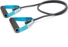 Load image into Gallery viewer, Reebok Resistance Tube with Handles - Light - Black with Blue Handles
