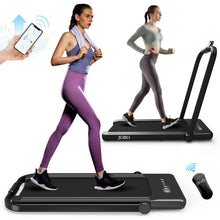 Lade das Bild in den Galerie-Viewer, Jobo - 2.3HP Fold Flat Treadmill for Home with LED Screen
