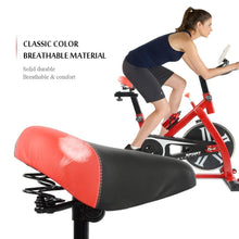 Carica l&#39;immagine nel visualizzatore di Gallery, Stationary Exercise Bike Fitness Cycling Bicycle Cardio Home Sport Gym Training Red
