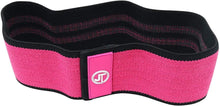 Carica l&#39;immagine nel visualizzatore di Gallery, JT Fitness Booty Band Belt,Resistance Band for Legs &amp; Glutes Fitness Band Pink
