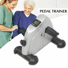 Afbeelding in Gallery-weergave laden, Home Gym Exercise Pedal Mini Stepper Cycling Bike Fitness Trainer Workout Silver

