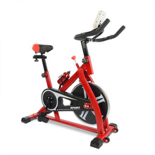 Charger l&#39;image dans la visionneuse de la galerie, Stationary Exercise Bike Fitness Cycling Bicycle Cardio Home Sport Gym Training Red
