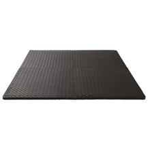Afbeelding in Gallery-weergave laden, 24pcs Eva Environmental Protection Mat Fitness Mat, Leaf Pattern Black
